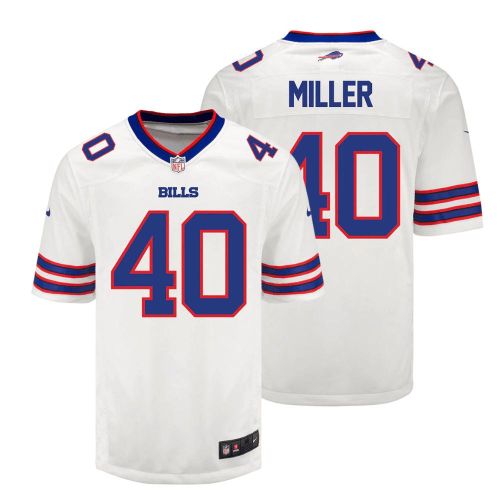 Von Miller 40 Buffalo Bills Men Away Game Jersey - White