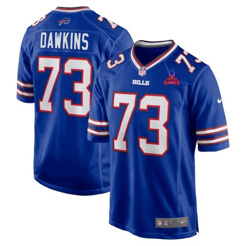 Dion Dawkins 73 Buffalo Bills 2024 Pro Bowl Patch Game Men Jersey - Royal