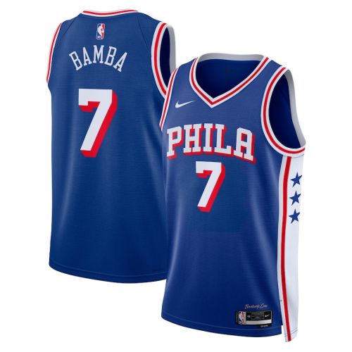 Mo Bamba 7 Philadelphia 76ers 2023/24 Swingman Jersey - Icon Edition - Royal