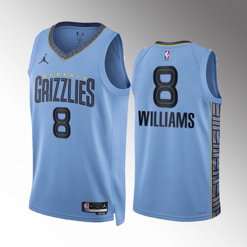 Ziaire Williams 8 2022-23 Memphis Grizzlies Blue Statement Edition Jersey Swingman