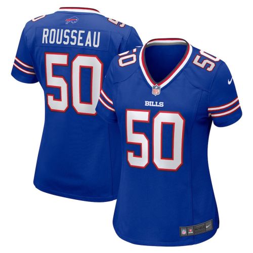 Gregory Rousseau 50 Buffalo Bills Women Game Jersey - Royal