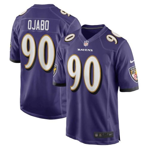 David Ojabo 90 Baltimore Ravens 2022 NFL Draft Pick Player Game Jersey - Purple