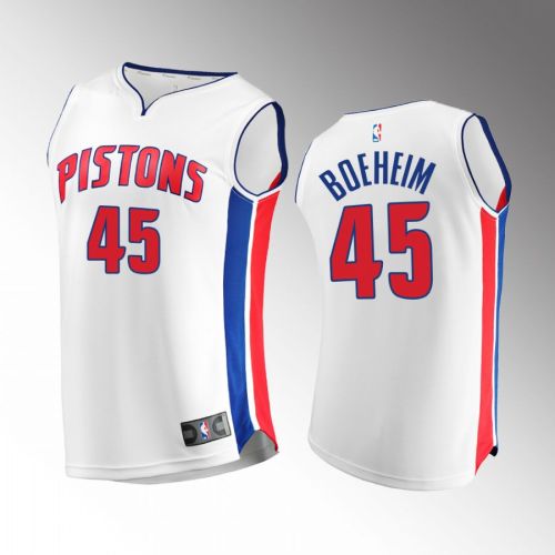 Detroit Pistons 47 Buddy Boeheim Association Jersey 2022-23 White