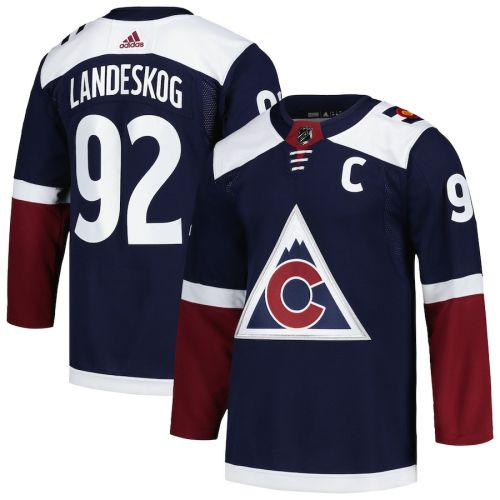 Gabriel Landeskog 92 Colorado Avalanche Alternate Primegreen Men Jersey - Navy