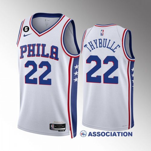 Matisse Thybulle 22 Philadelphia 76ers White Jersey 2022-23 Association Edition Swingman