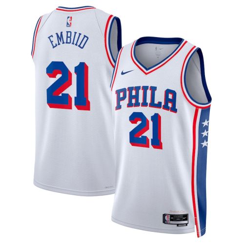 Joel Embiid 21 Philadelphia 76ers 2023/24 Swingman Jersey - Association Edition - White