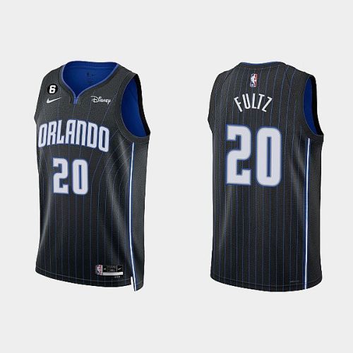 Orlando Magic 20 Markelle Fultz 2022-23 Icon Edition Black Men Jersey