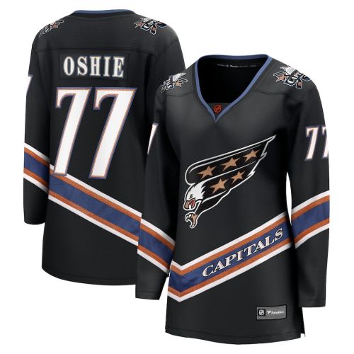 TJ Oshie 77 Washington Capitals Special Edition 2.0 Breakaway Women Jersey - Black