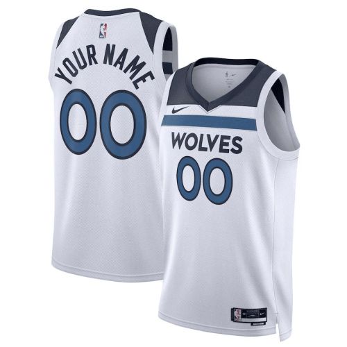 Minnesota Timberwolves Custom 00 Men 2022/23 Swingman Jersey - Association Edition