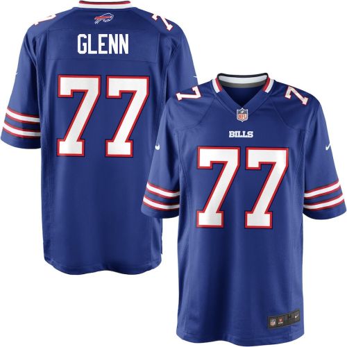 Cordy Glenn 77 Buffalo Bills YOUTH Team Color Game Jersey