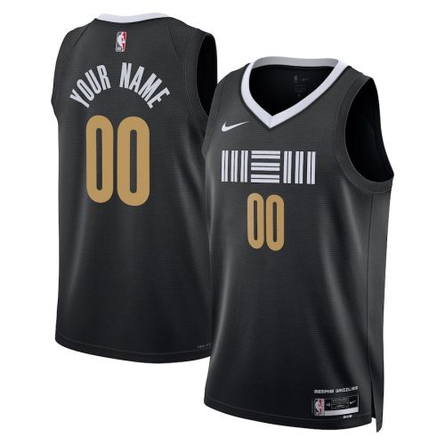 Memphis Grizzlies 2023/24 City Edition Swingman Custom Jersey - Black