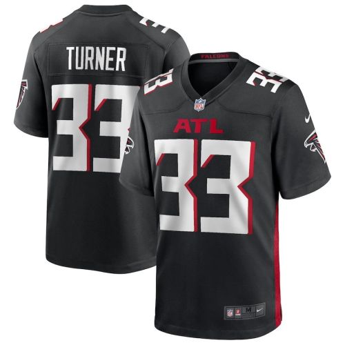 Michael Turner 33 Atlanta Falcons Men Game Retired Jersey - Black