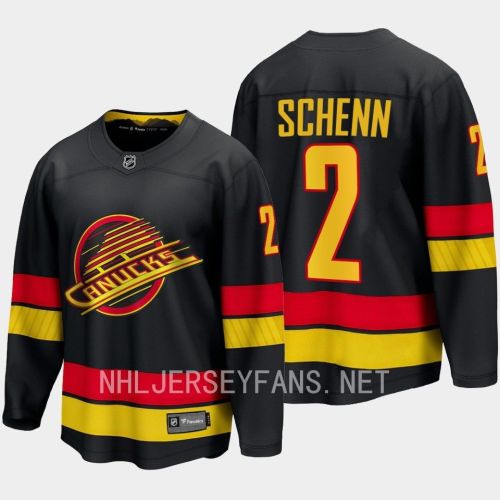 Vancouver Canucks Luke Schenn 2 2023-24 Alternate Jersey Breakaway Black