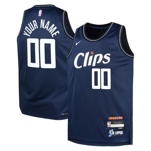 La Clippers 2023/24 City Edition Swingman Custom YOUTH Jersey - Navy