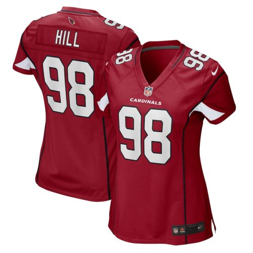 Trysten Hill 98 Arizona Cardinals Women's Game Player Jersey - Cardinal