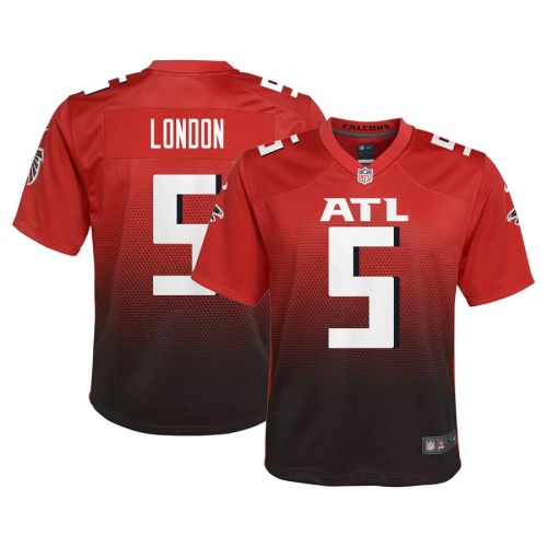 Drake London 5 Atlanta Falcons Youth Game Jersey - Red