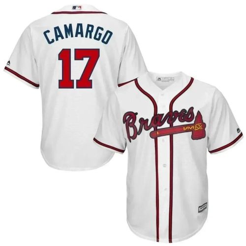 Johan Camargo Atlanta Braves Home Official Cool Base Player Jersey - White