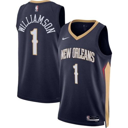 Zion Williamson 1 New Orleans Pelicans Men 2022/23 Swingman Jersey - Icon Edition