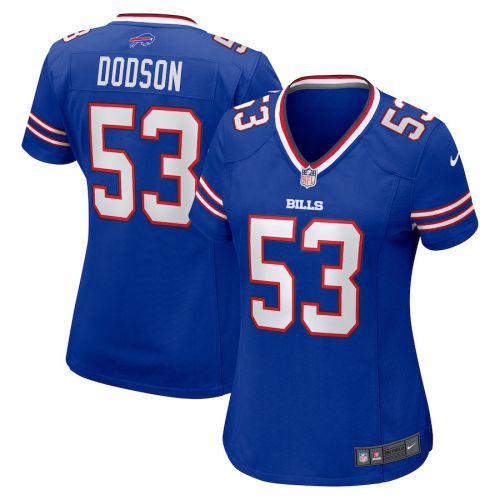 Tyrel Dodson 53 Buffalo Bills Women Game Jersey - Royal