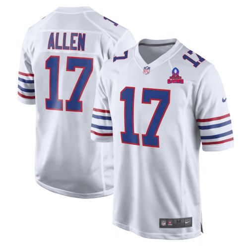 Josh Allen 17 Buffalo Bills 2024 Pro Bowl Patch Alternate Game Men Jersey - White