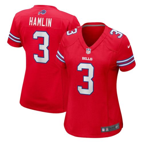 Damar Hamlin 3 Buffalo Bills Women Game Jersey - Red