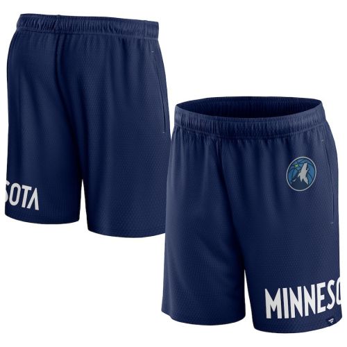 Minnesota Timberwolves Navy Free Throw Mesh Shorts - Men