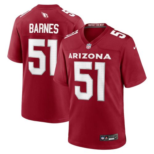 Krys Barnes 51 Arizona Cardinals Men Team Game Jersey - Cardinal