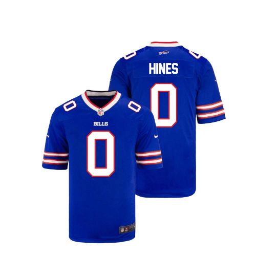 Nyheim Hines 0 Buffalo Bills YOUTH Home Game Jersey - Royal