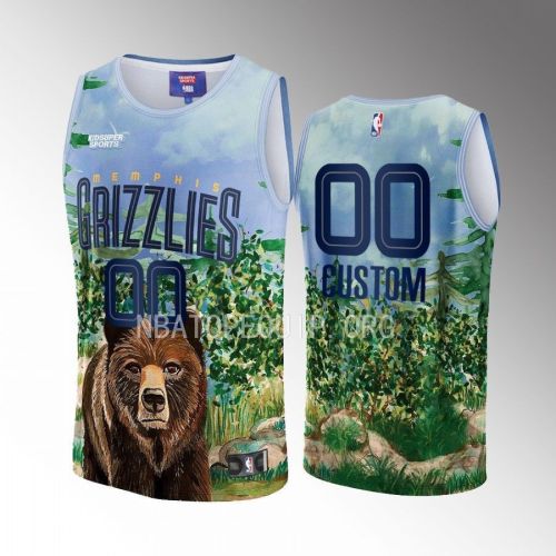 Custom Memphis Grizzlies NBA & KidSuper Studios Unisex Hometown Jersey