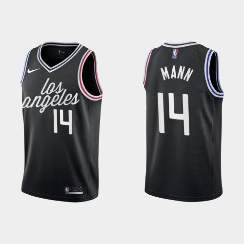 Los Angeles Clippers 14 Terance Mann 2022-23 City Edition Black Men Jersey