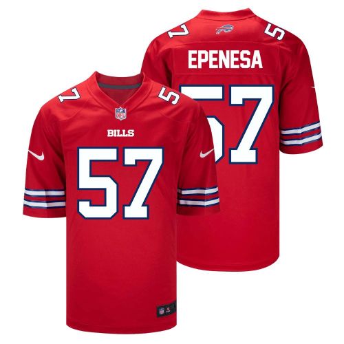 A.J. Epenesa 57 Buffalo Bills Men Alternate Game Jersey - Red