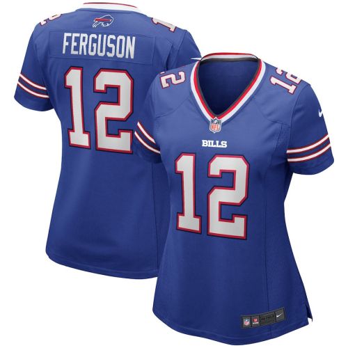 Joe Ferguson 12 Buffalo Bills Women Game Retired Jersey - Royal