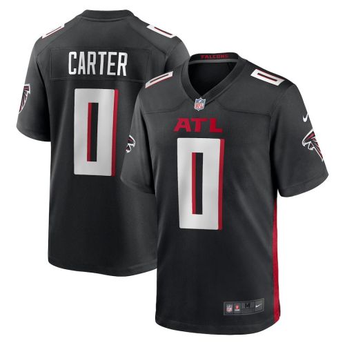 Lorenzo Carter 0 Atlanta Falcons Men's Game Jersey - Black