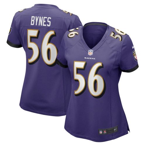 Josh Bynes 56 Baltimore Ravens Women's Game Jersey - Purple