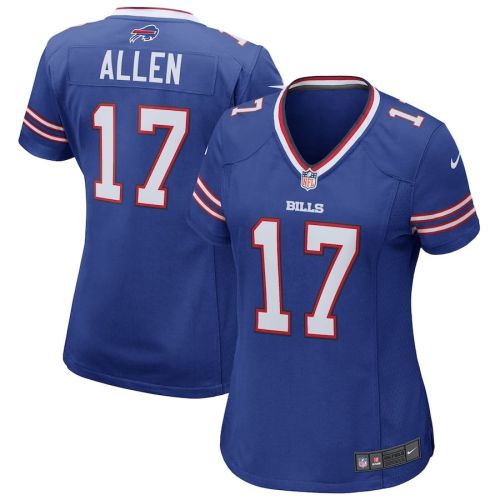 Josh Allen 17 Buffalo Bills Women Game Jersey - Royal