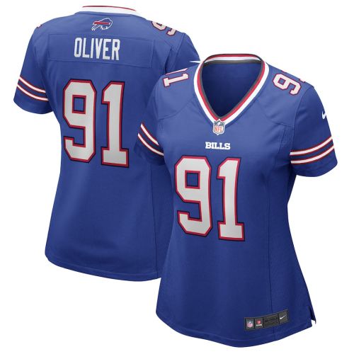 Ed Oliver 91 Buffalo Bills Women Game Jersey - Royal