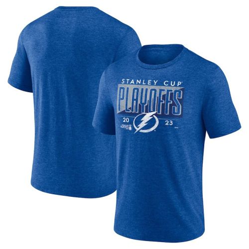 Tampa Bay Lightning 2023 Stanley Cup Playoffs Tri-Blend T-Shirt - Heather Royal