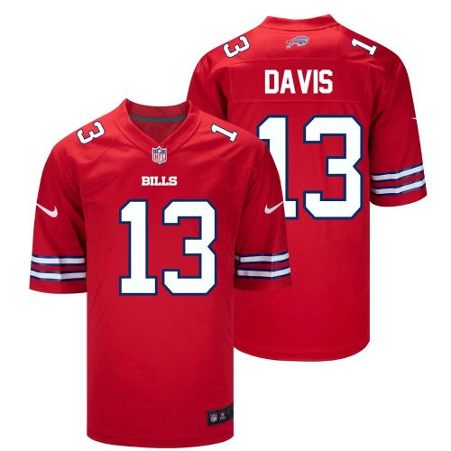 Gabriel Davis 13 Buffalo Bills Men Alternate Game Jersey - Red