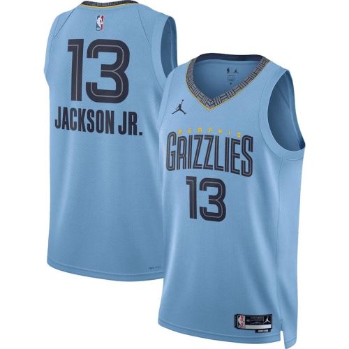 Jaren Jackson Jr. 13 Memphis Grizzlies 2022/23 Statement Edition Swingman Men Jersey - Light Blue