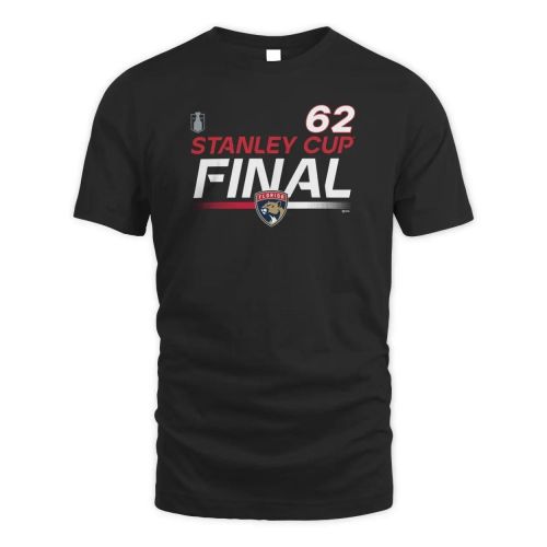 Brandon Montour #62 Florida Panthers 2023 Stanley Cup Final Shirt - Black