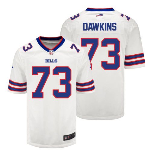 Dion Dawkins 73 Buffalo Bills Men Away Game Jersey - White