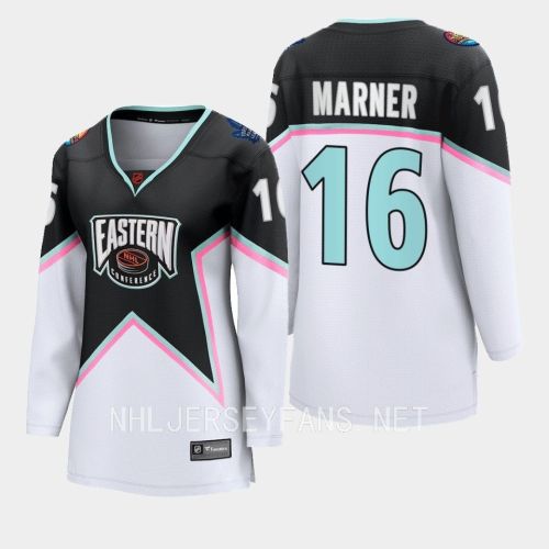 Mitch Marner 16 Toronto Maple Leafs Black 2023 All-Star Eastern Conference Jersey Women