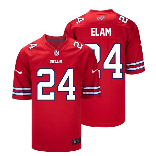 Kaiir Elam 24 Buffalo Bills Men Alternate Game Jersey - Red