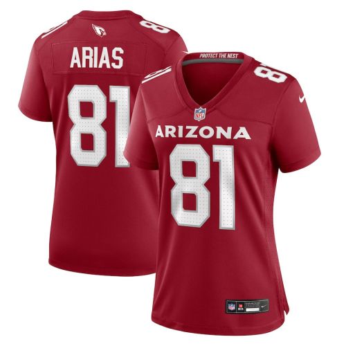 Daniel Arias 81 Arizona Cardinals Women Team Game Jersey - Cardinal