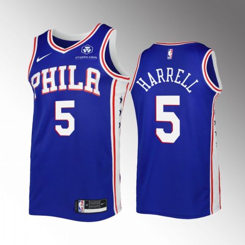 Montrezl Harrell 5 Philadelphia 76ers Blue Jersey Icon Edition Swingman