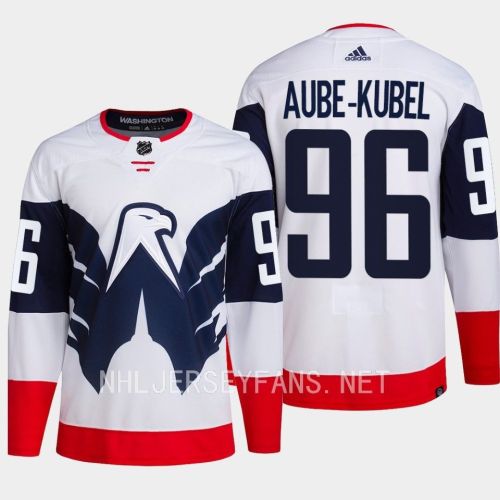 Aube-Kubel 96 Washington Capitals 2023 Jersey Stadium White Primegreen