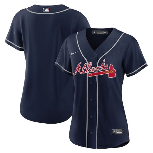 Atlanta Braves Women's Alternate Team Jersey - Navy