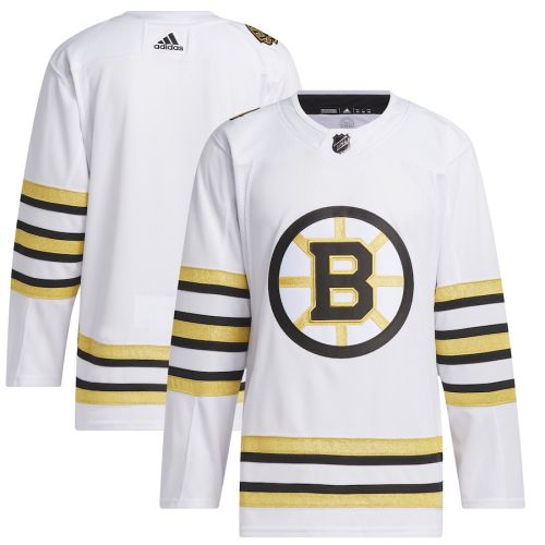 Boston Bruins 100th Anniversary Primegreen Men Jersey - White