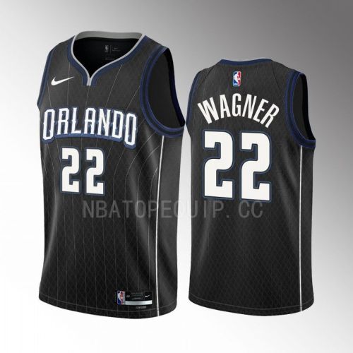 Franz Wagner 22 2022-23 Orlando Magic Black City Edition Men Jersey Swingman