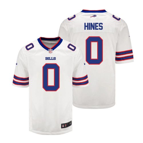 Nyheim Hines 0 Buffalo Bills Men Away Game Jersey - White